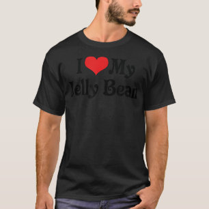 T-shirt I Love Heart My Jelly Bean - Petite amie