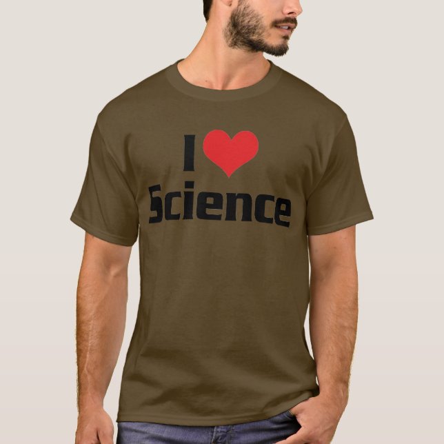 T-shirt I Love Heart Science (Devant)
