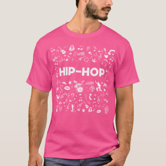 T-shirt I Love Hip-Hop Music T Shirt - Hip-Hop Rap Music