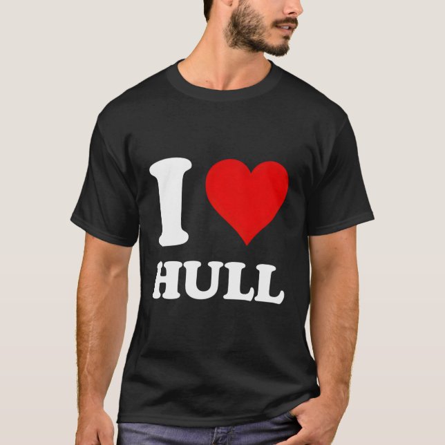 T-shirt I Love Hull (Devant)
