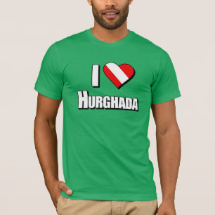 T-shirt I Love Hurghada Diving