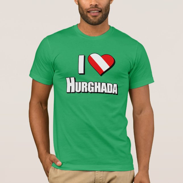 T-shirt I Love Hurghada Diving (Devant)