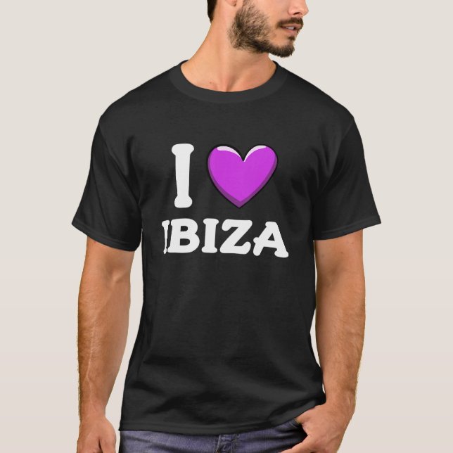 T-shirt I Love Ibiza Espagne_1 (Devant)
