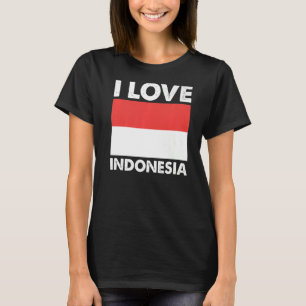 T-shirt I Love Indonesia I Heart Indonesia Family Travel I