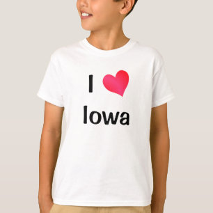 T-shirt I Love Iowa