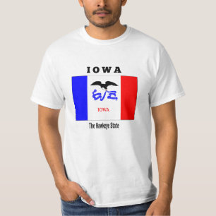 T-shirt I Love Iowa, l'État Hawkeye,