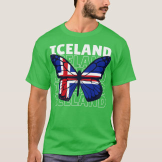 T-shirt I Love Islande Islande Drapeau Islande Pride islan