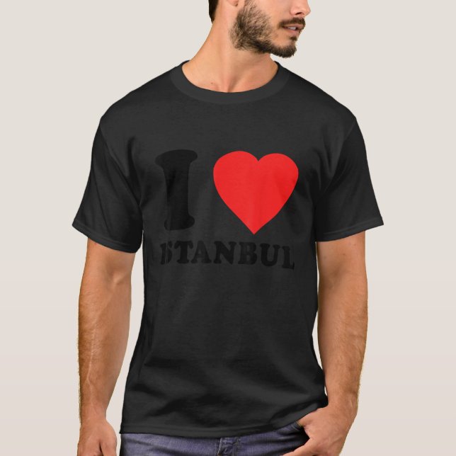 T-shirt I Love Istanbul Turquie (Devant)
