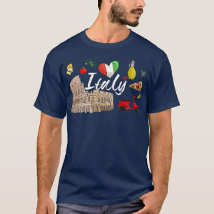 T-shirt I Love Italie et tout Italie Culture cadeau