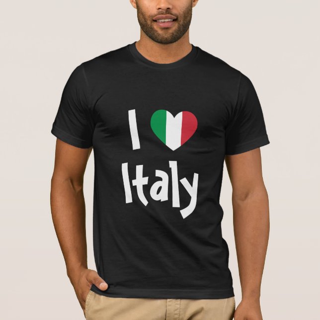 T-shirt I Love Italy (Devant)