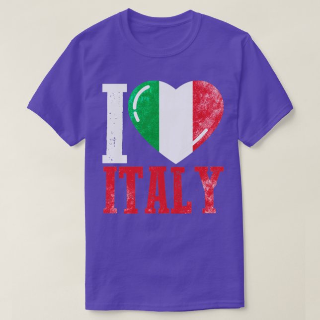 T-shirt I love Italy (Design devant)