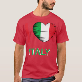 T-shirt I Love Italy My Home My Country 7