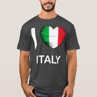 T-shirt I Love Italy My Home My Country 8