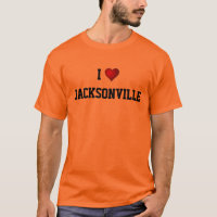 T-shirt I LOVE JACKSONVILLE