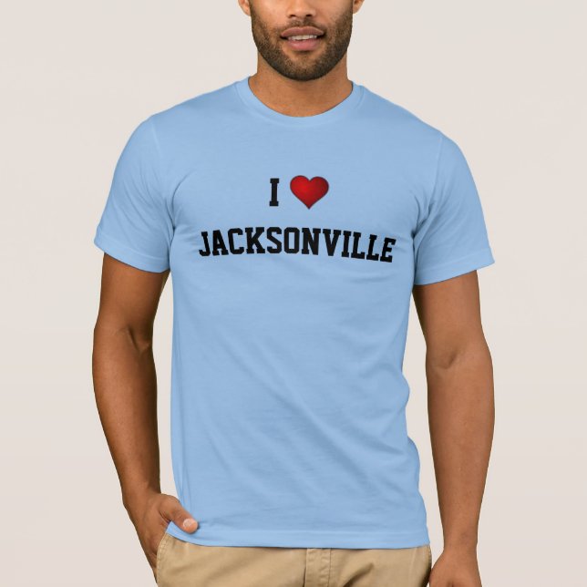 T-shirt I LOVE JACKSONVILLE (Devant)