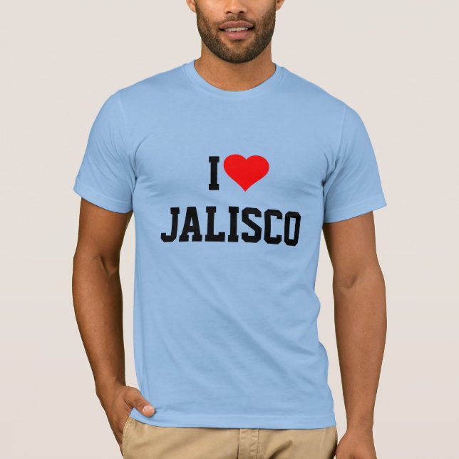 T-shirt I LOVE JALISCO (Devant)