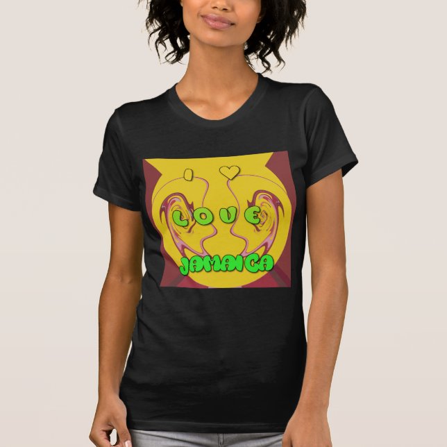 T-shirt I love Jamaica (Devant)