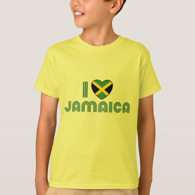 T-shirt I Love Jamaïque (Devant)
