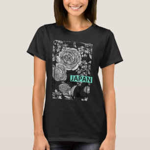 T-shirt I Love Japan, Enjoy Cool Floral Japan Illustration