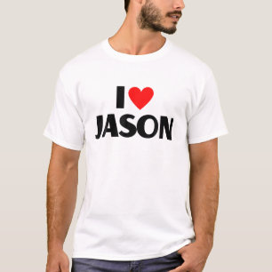T-shirt I Love Jason - I Heart Jason