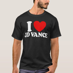 T-shirt I Love JD Vance '28 Président Vance 2028 Vance