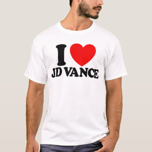 T-shirt I Love JD Vance '28 Président Vance 2028 Vance