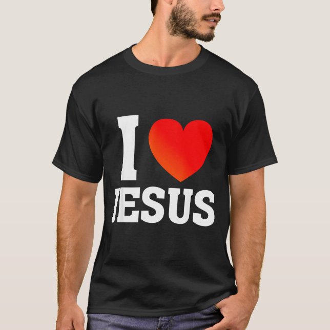 T-shirt I Love Jesus  (Devant)