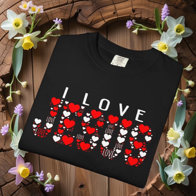 T-shirt I love Jesus (Créateur téléchargé)