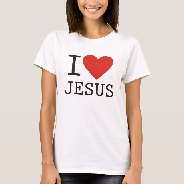 T-shirt I Love Jésus (Devant)