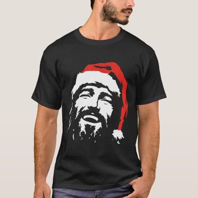 T-shirt I Love Jesus Christmas Green  (Devant)