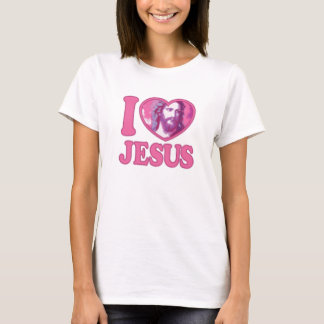 T-shirt i love jesus - heart