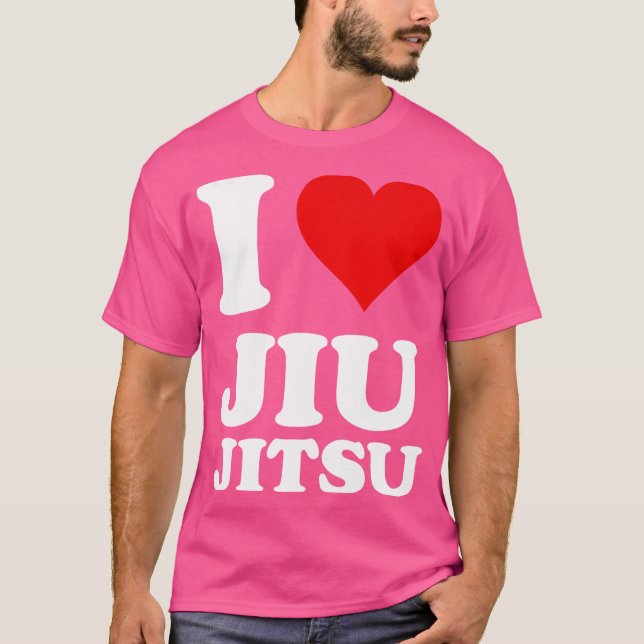 T-shirt I Love Jiu Jitsu (Devant)