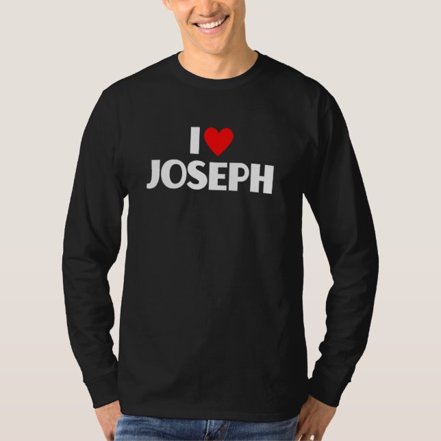 T-shirt I Love Joseph I Heart Joseph (Devant)