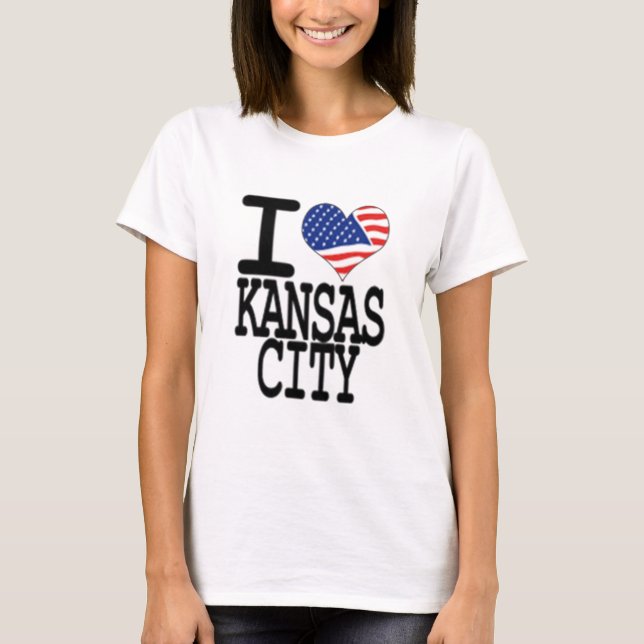 T-shirt I Love Kansas City (Devant)