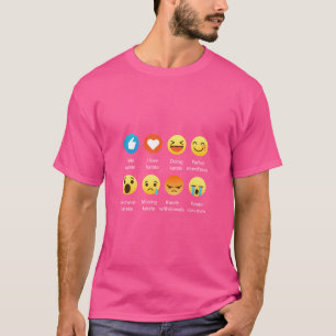 T-shirt I Love Karate Emoji Emoticon Martial Arts Graphism