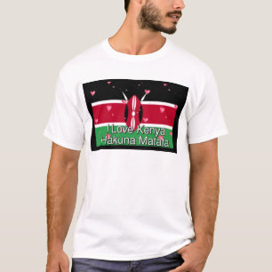 T-shirt I Love Kenya et "Hakuna Matata" Art Print