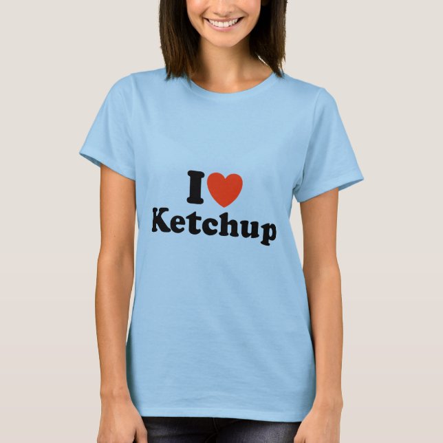 T-shirt I Love Ketchup (Devant)