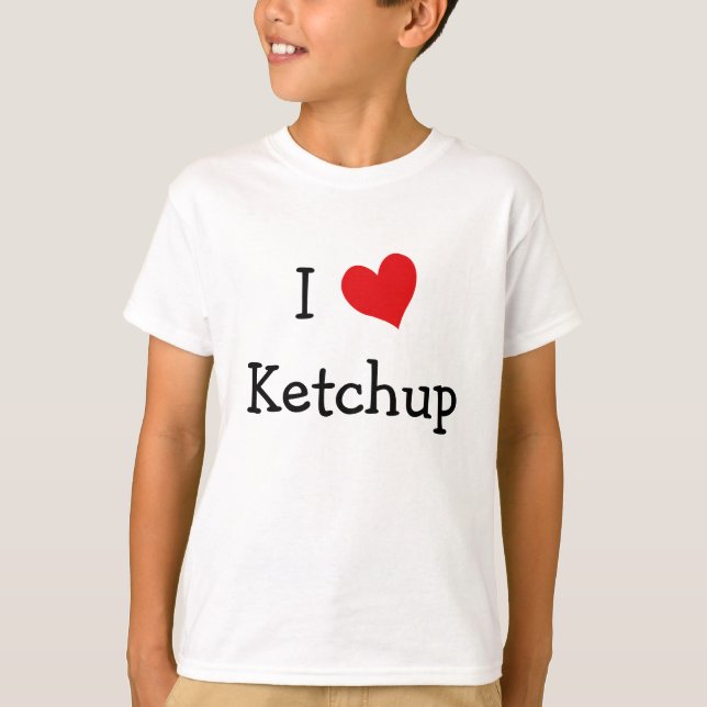 T-shirt I Love Ketchup (Devant)
