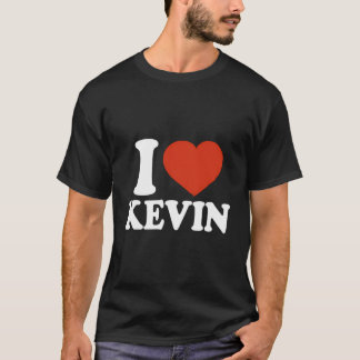 T-shirt I Love Kevin I Heart Kevin Red Heart Valentine