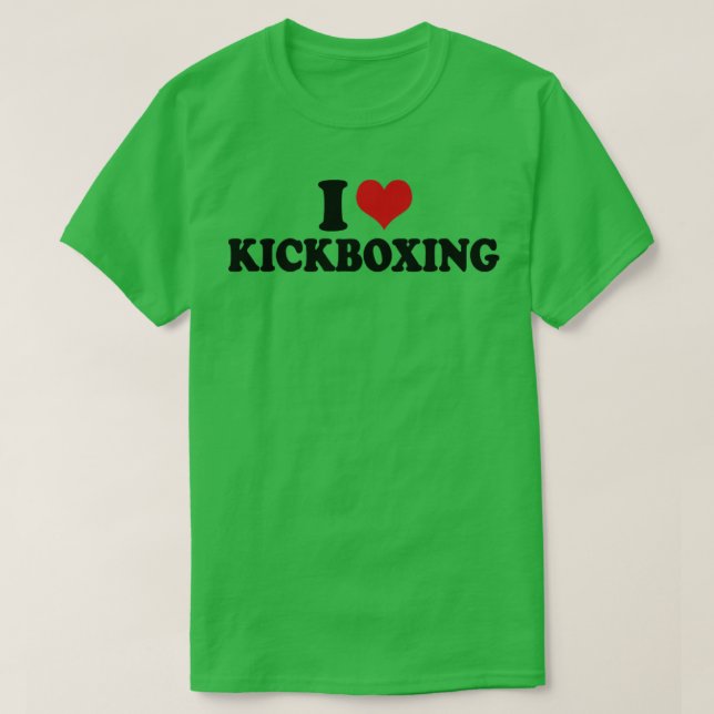 T-shirt I Love Kickboxing (Design devant)