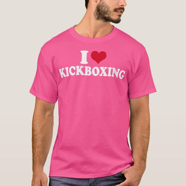 T-shirt I Love Kickboxing (Devant)