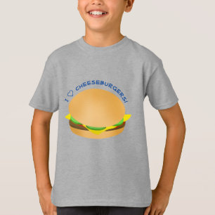 T-shirt I Love Kiddie Cheeseburgers