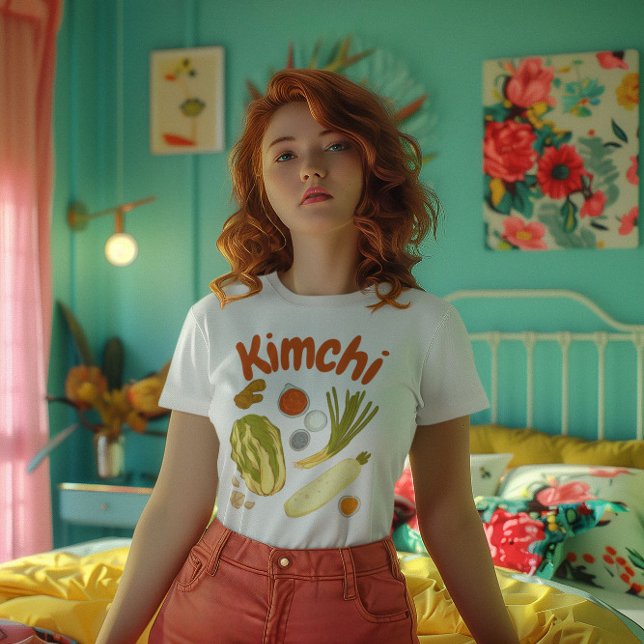 T-shirt I Love Kimchi (Créateur téléchargé)