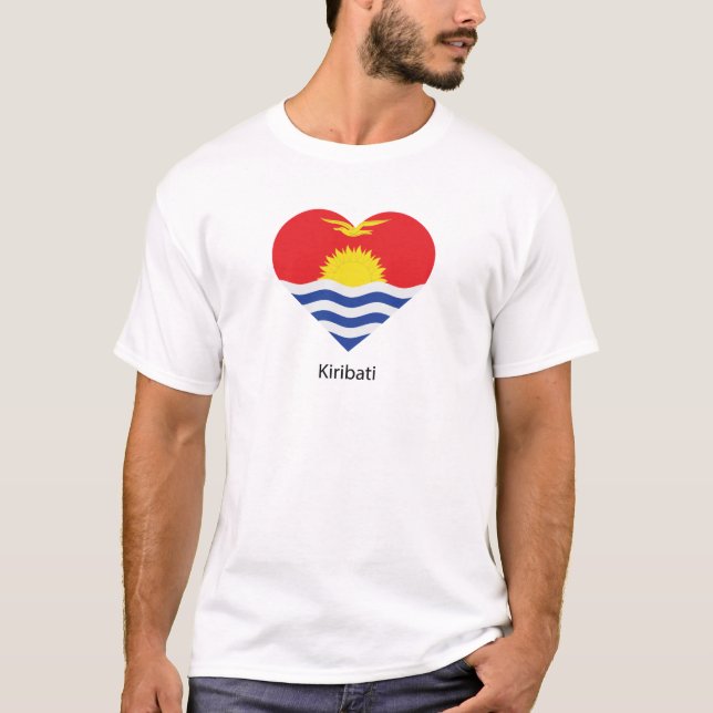 T-shirt I Love Kiribati (Devant)