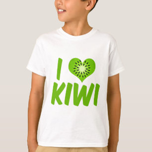 T-shirt I Love Kiwi Fruit Kids