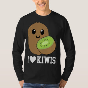 T-shirt I Love Kiwis Cute Kiwis Costume Kiwi Kiwi Outfit K