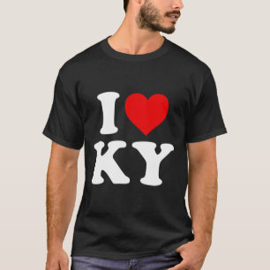 T-shirt I Love Ky Heart Kentucky