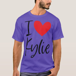 T-shirt I Love Kylie Nom Fille Personnalisée Femme BFF Fri
