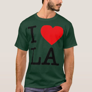 T-shirt I Love LA Short Sleeve I Heart Los Angeles Top