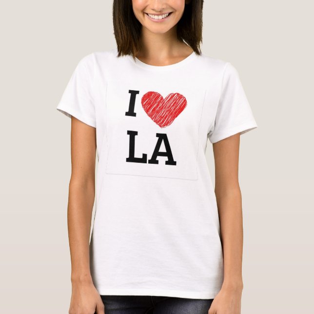 T-shirt "I Love LA" Tee (Devant)